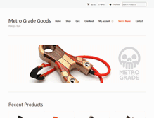 Tablet Screenshot of metrogradegoods.com